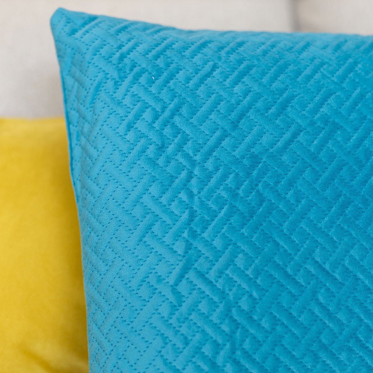 Almofada DOLCE veludo azul 38x58cm