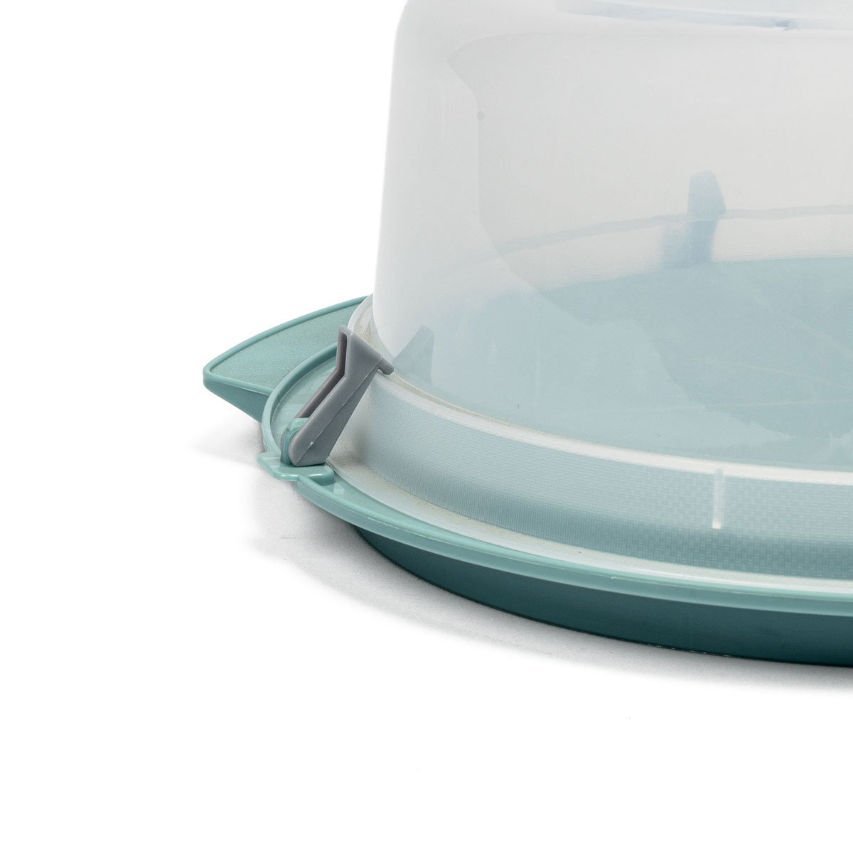 Boleira azul com tampa para transporte 36cm