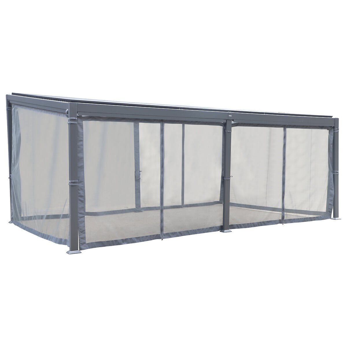 Conjunto de 6 cortinas para p&eacute;rgola &Aacute;VILA 3,5x6m