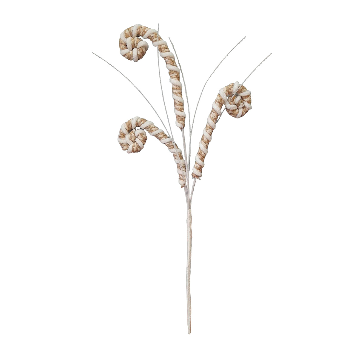 Haste bengala natal em juta 50cm