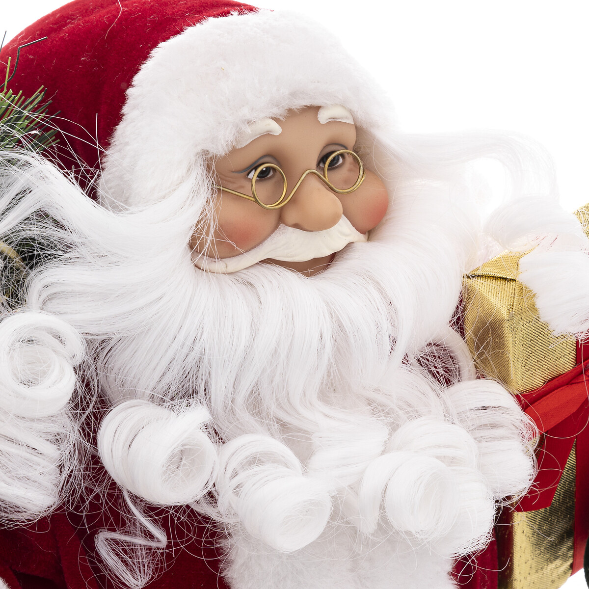 Figura pai natal veludo 45cm