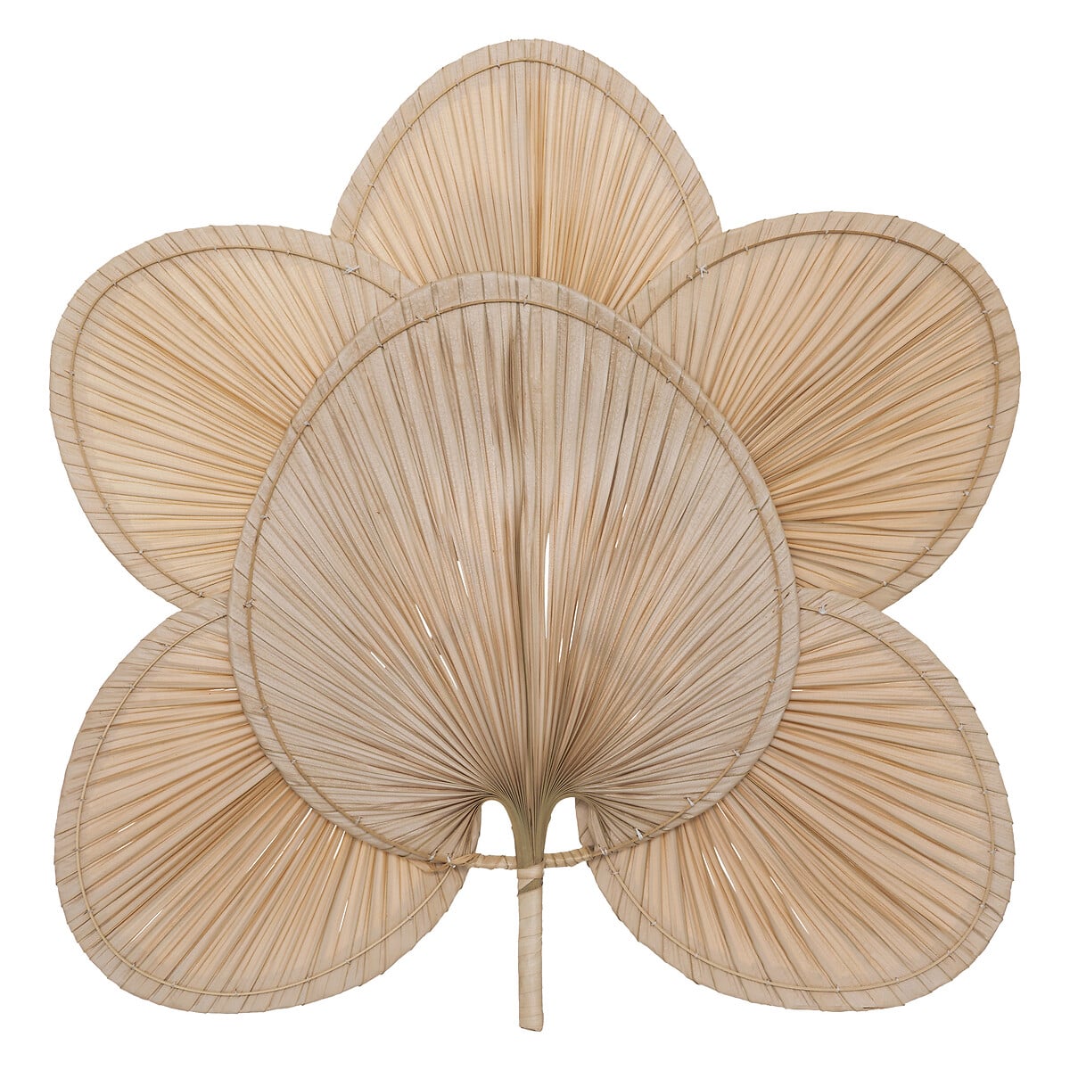 Folha de palmeira decorativa SELMA  em bambu 70cm