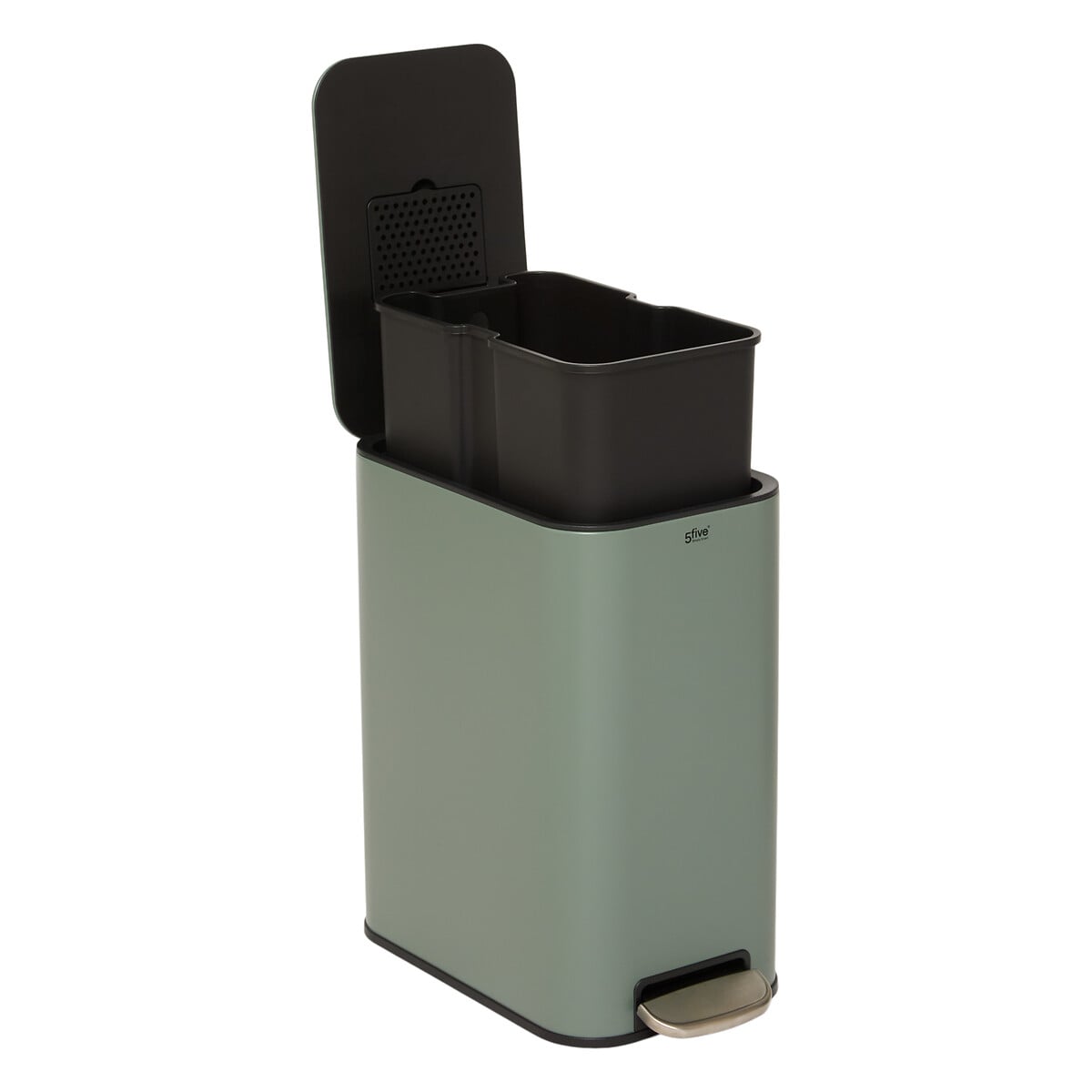 Balde do lixo DELTA SLIM verde 20l