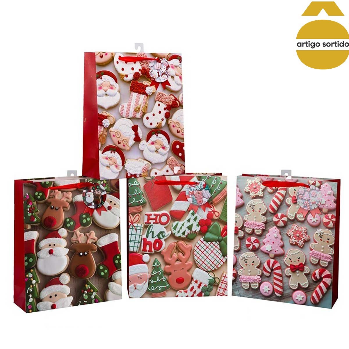 Saco de oferta cookies 24x18x8cm