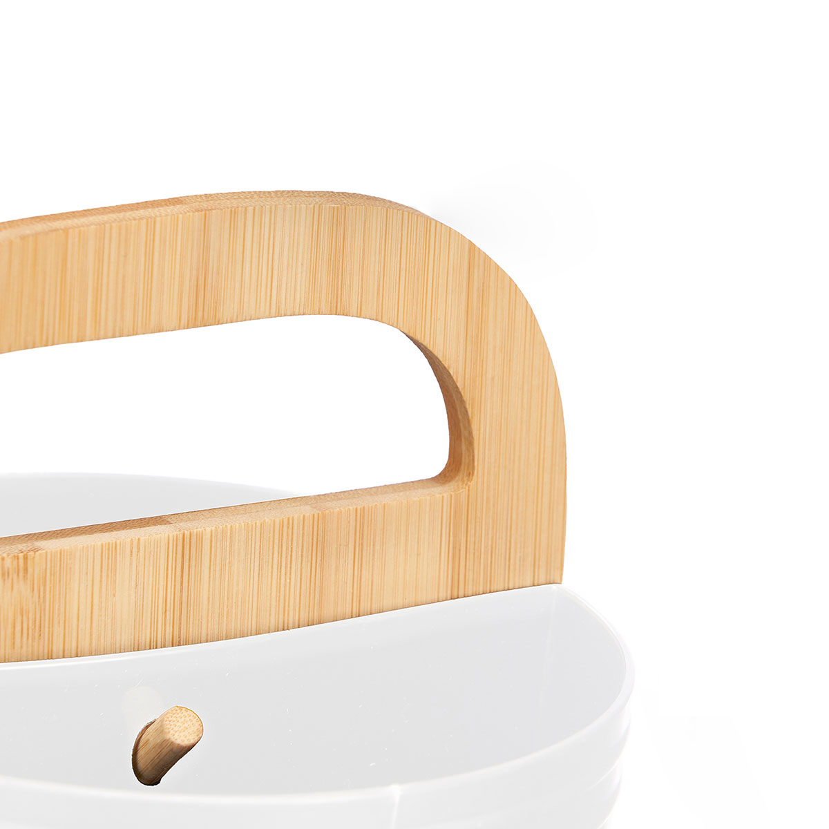 Porta Utens&iacute;lios Duplo Branco