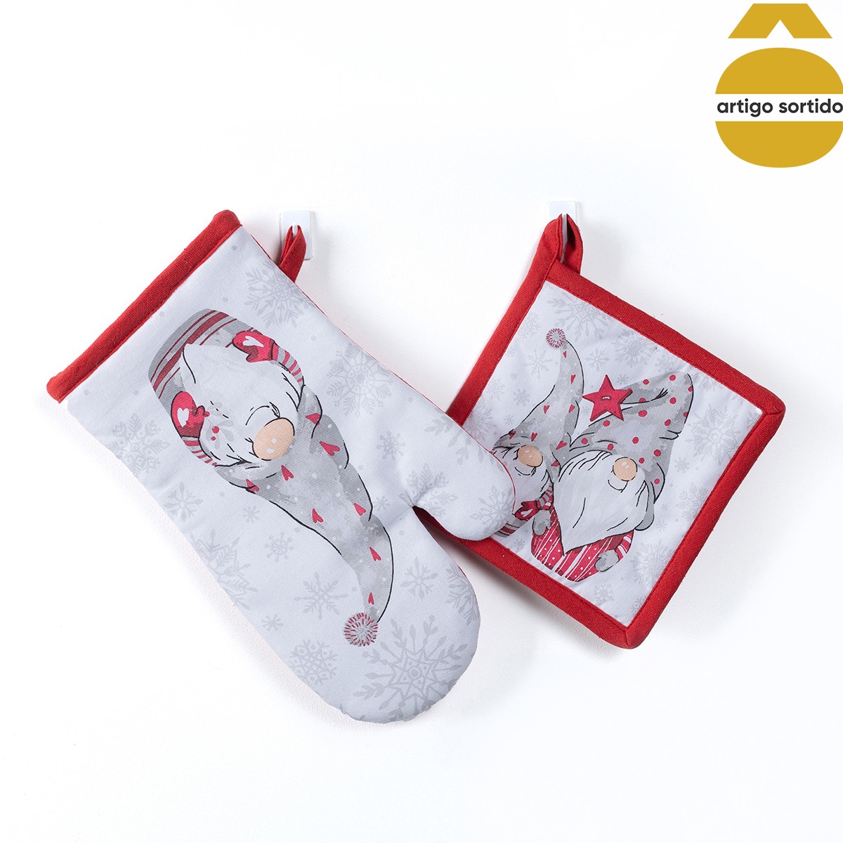 Conjunto de luva e pega SWEDEN GNOME