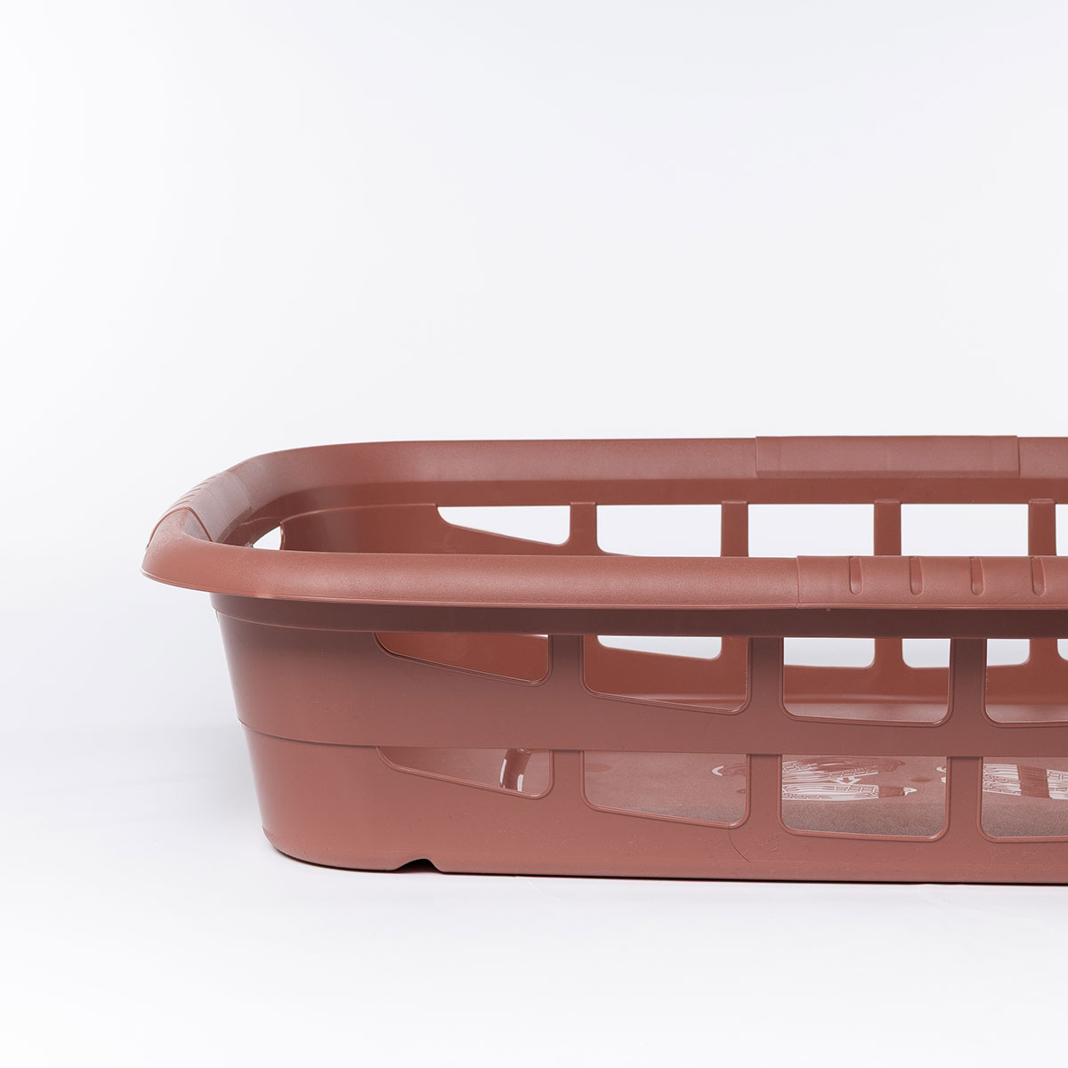 Cesto para roupa baixo terracota 25L