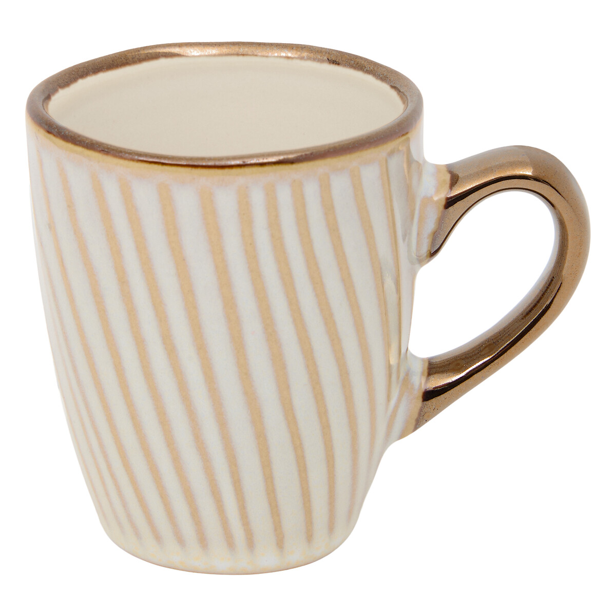 Conjunto de 2 ch&aacute;venas de caf&eacute; ELLA branca 9cl