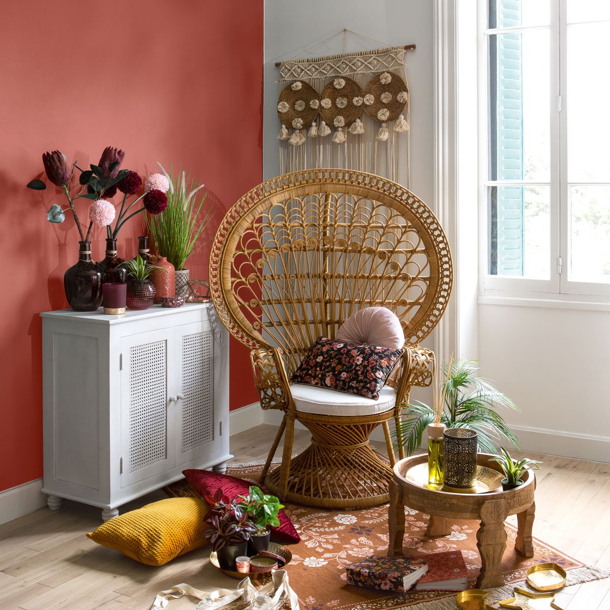 Mesa de apoio GYPSY em madeira mango 51cm