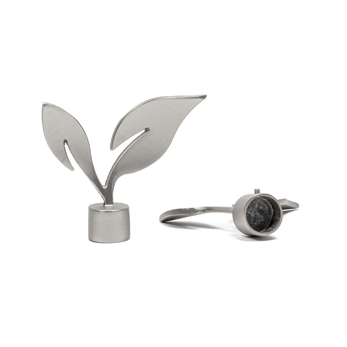 Conjunto 2 terminais prateados