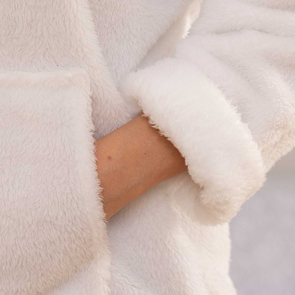 Manta camisola TEDDY branca