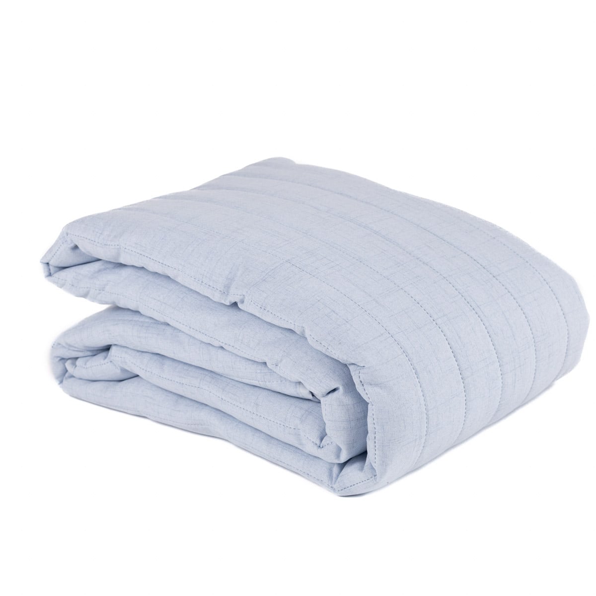Colcha efeito linho AVALON azul claro 250x270cm
