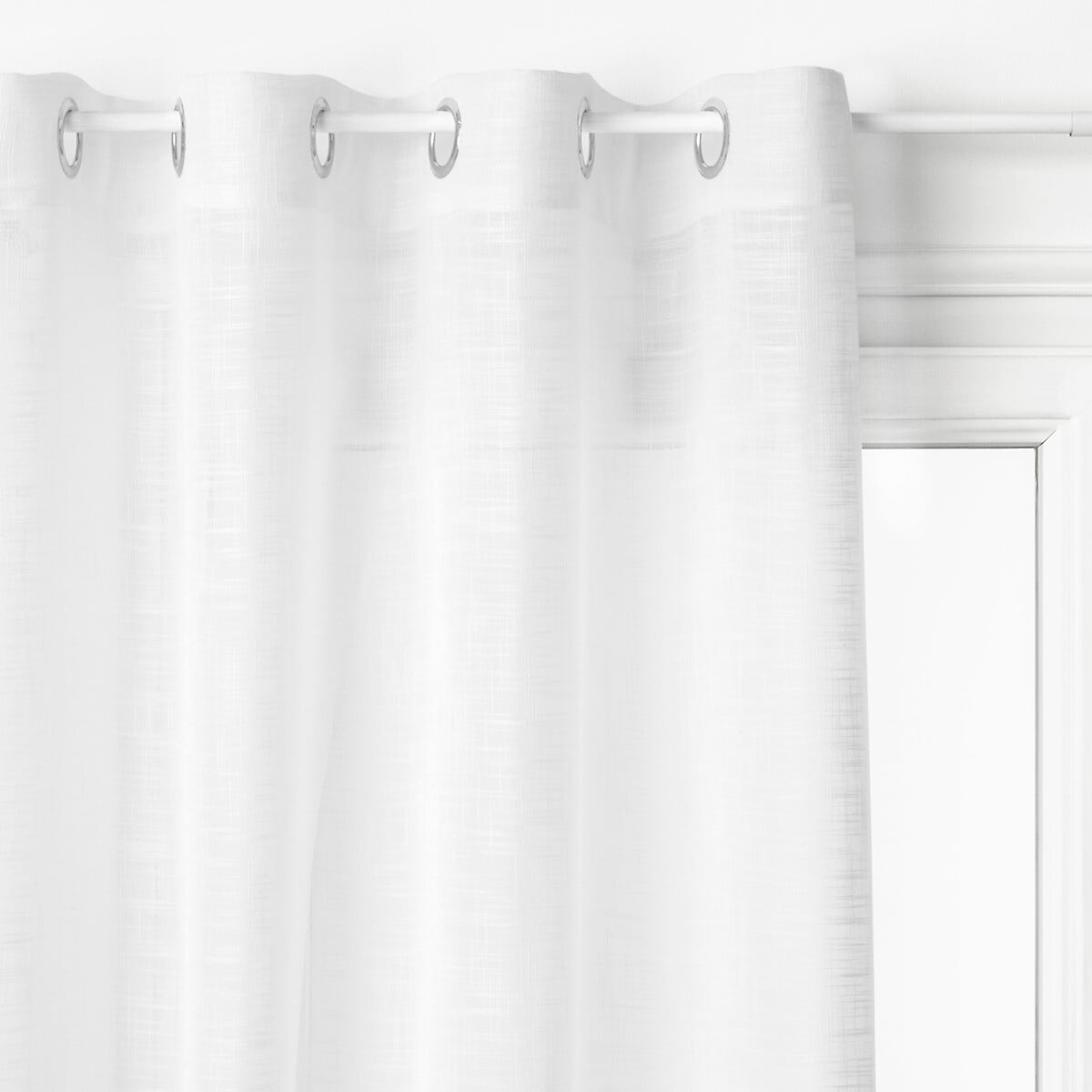 Cortina organza branca 140x240cm