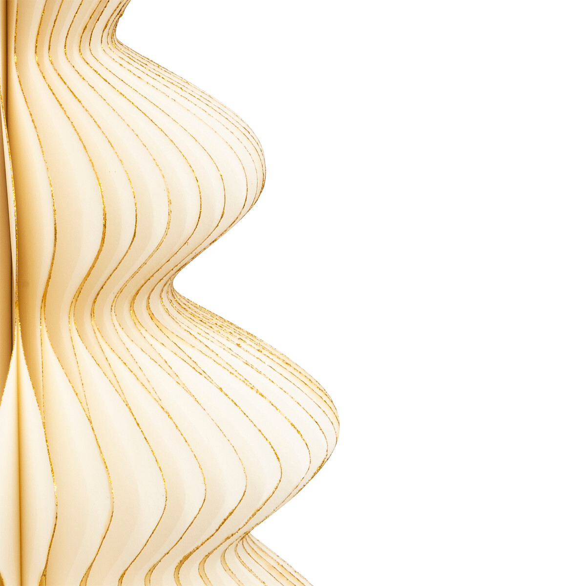 &Aacute;rvore de natal origami cru 90cm