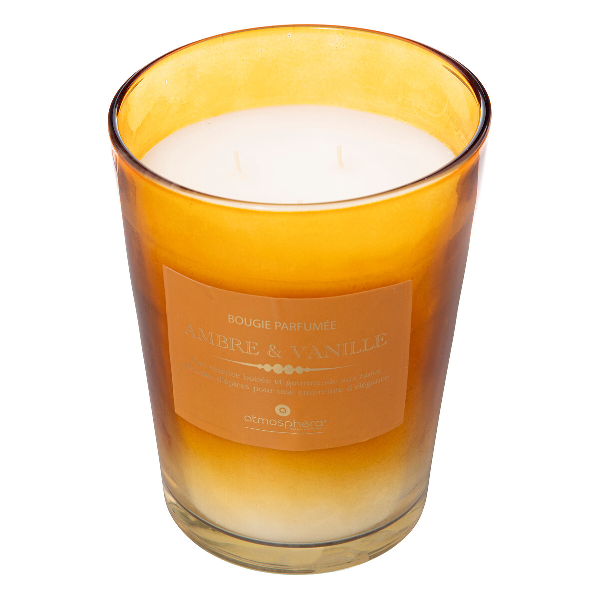 Vela perfumada em frasco de vidro ALMA AMBER 855g