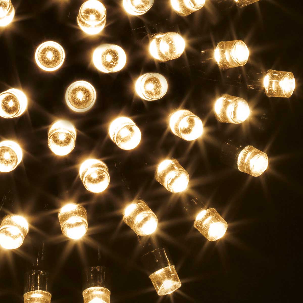 Série luminosa de natal branco quente 500 leds 50m
