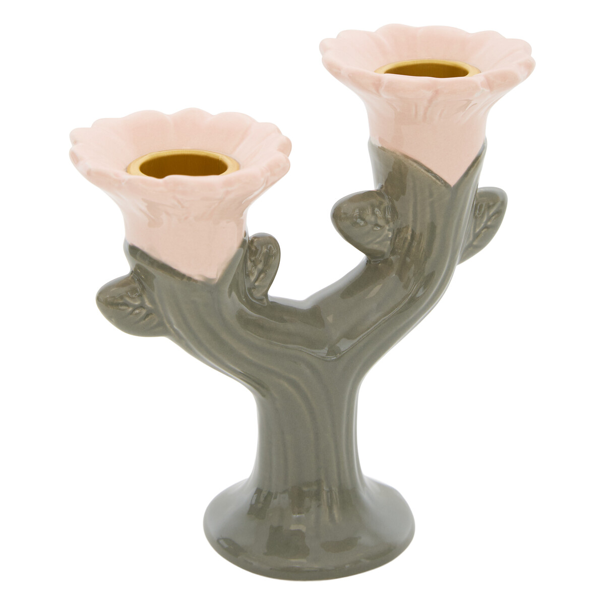 Casti&ccedil;al MONA com flor em cer&acirc;mica