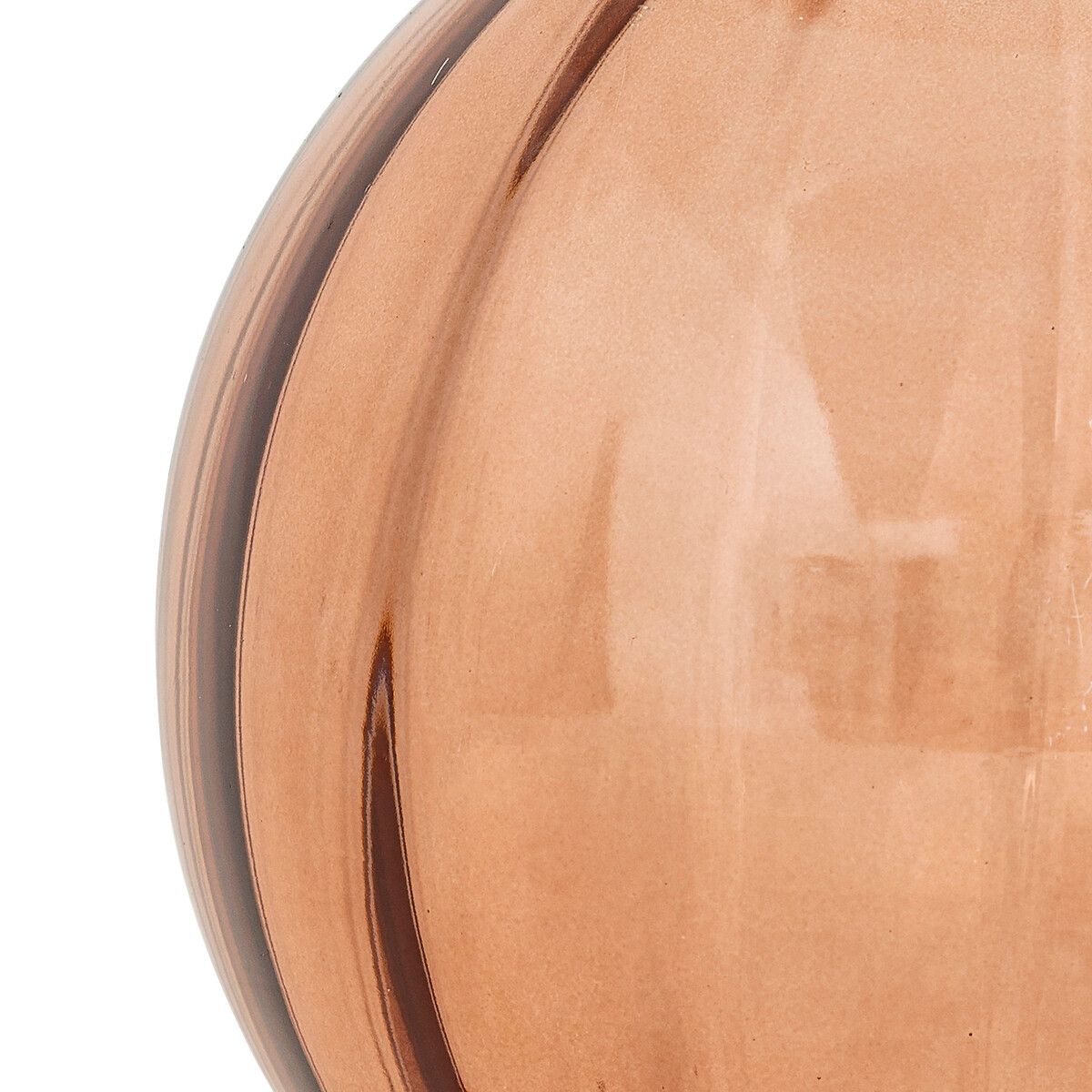 Jarra alais &acirc;mbar de vidro