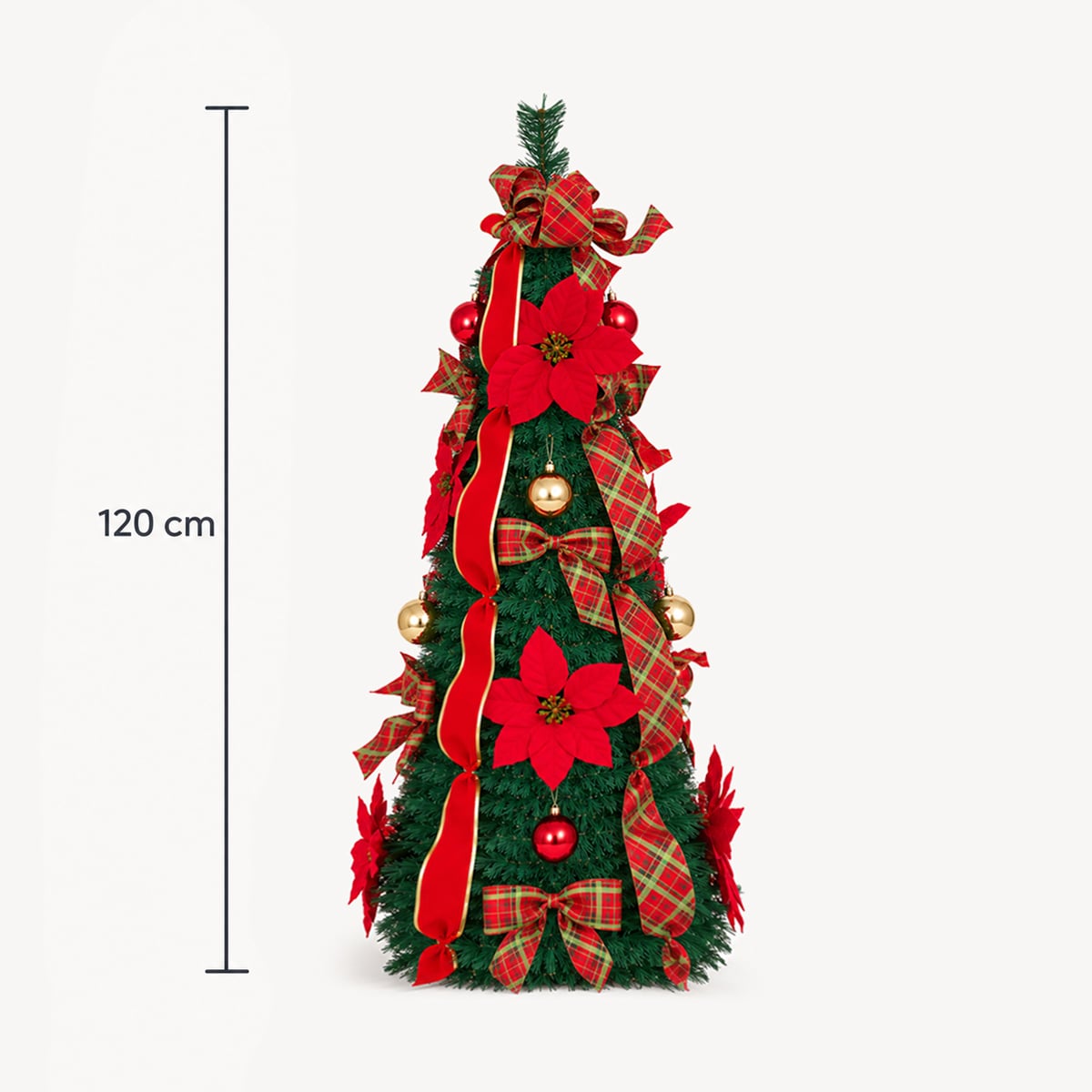 &Aacute;rvore de natal POP UP verde 120cm