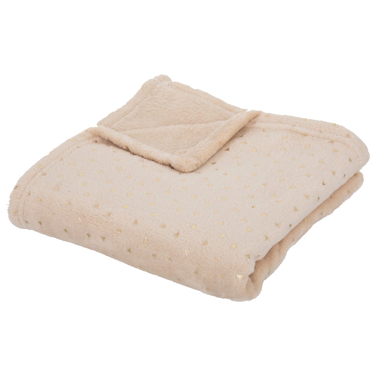 Manta bege BERLINGOT 75x100cm