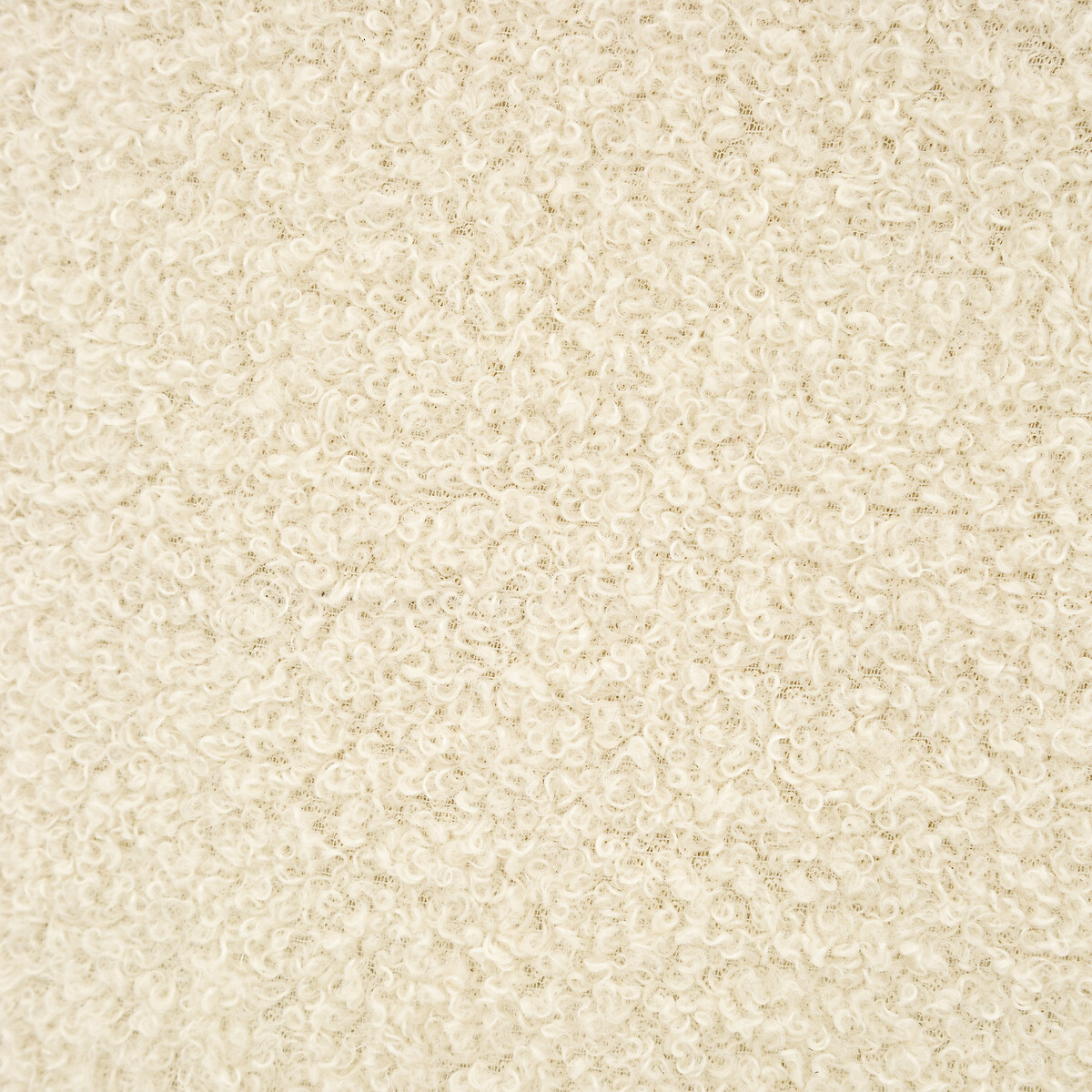 Poltrona SKY pelo boucl&eacute; branco