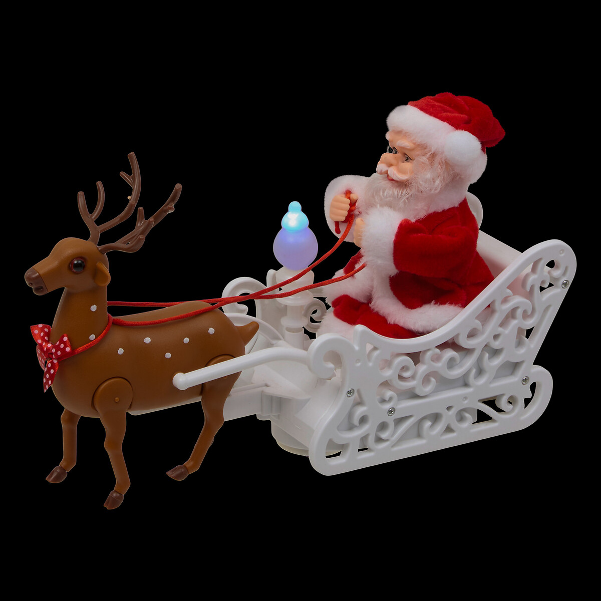 Figura de Pai Natal com tren&oacute;