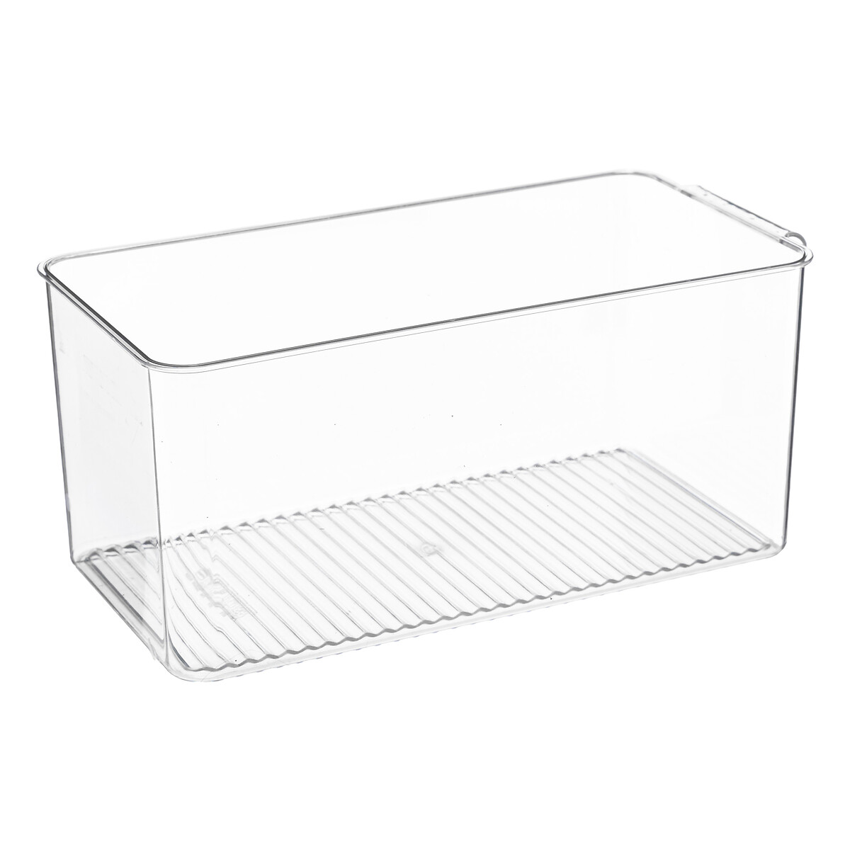 Caixa de arruma&ccedil;&atilde;o empilh&aacute;vel para frigor&iacute;fico 16x32cm