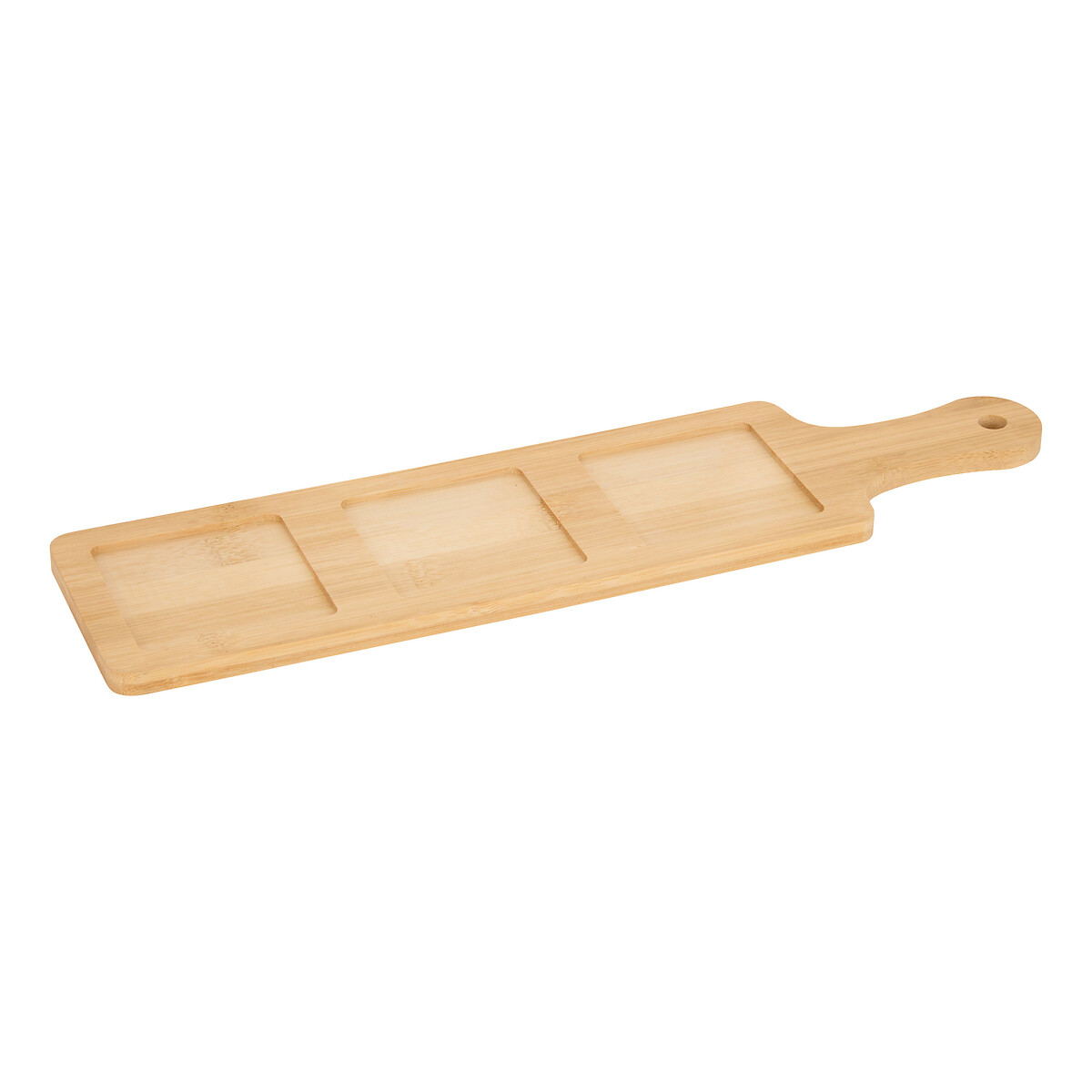 Conjunto de 3 ta&ccedil;as FRUITY com tabua em bambu