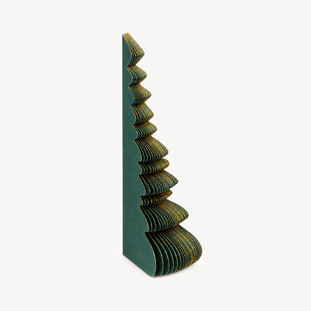 &Aacute;rvore de natal origami verde 30cm