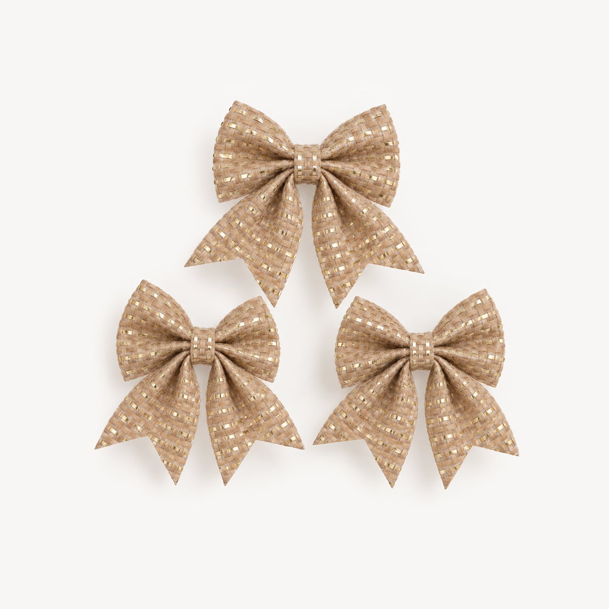 Conjunto de 3 la&ccedil;os com brilhantes