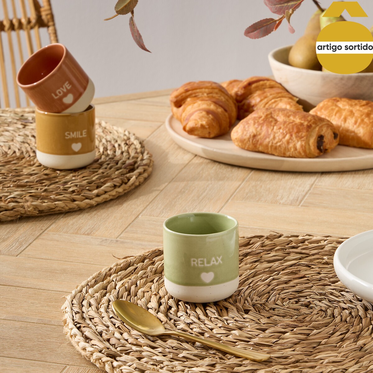 Ch&aacute;vena de caf&eacute; RELAX de porcelana 14cl