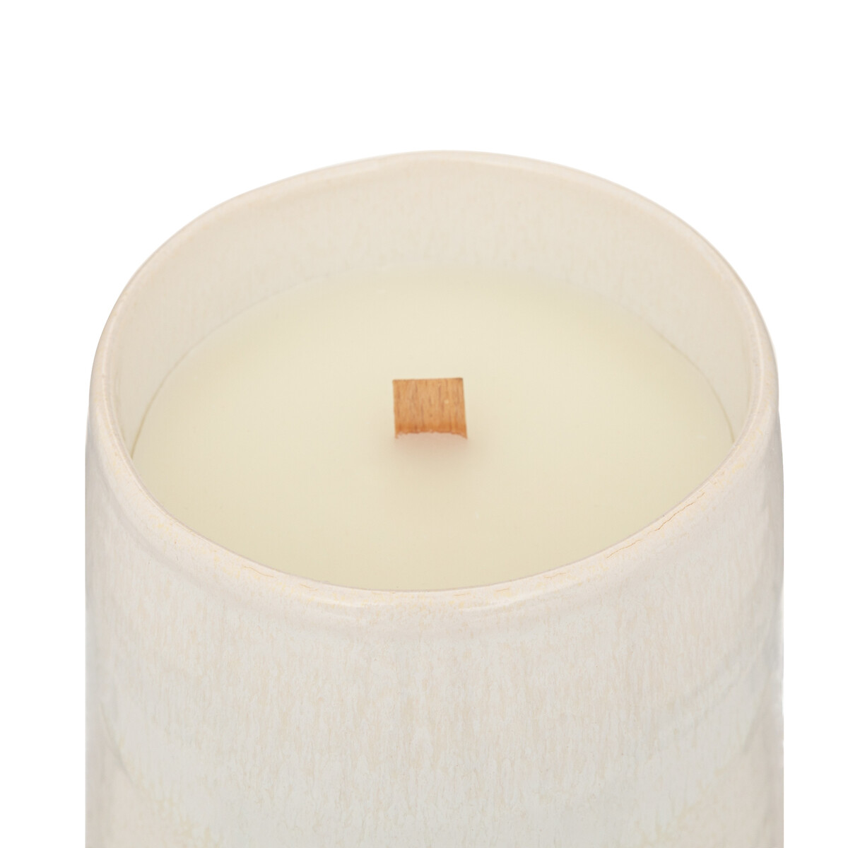 Vela perfumada jasmim com casti&ccedil;al em cer&acirc;mica 350g