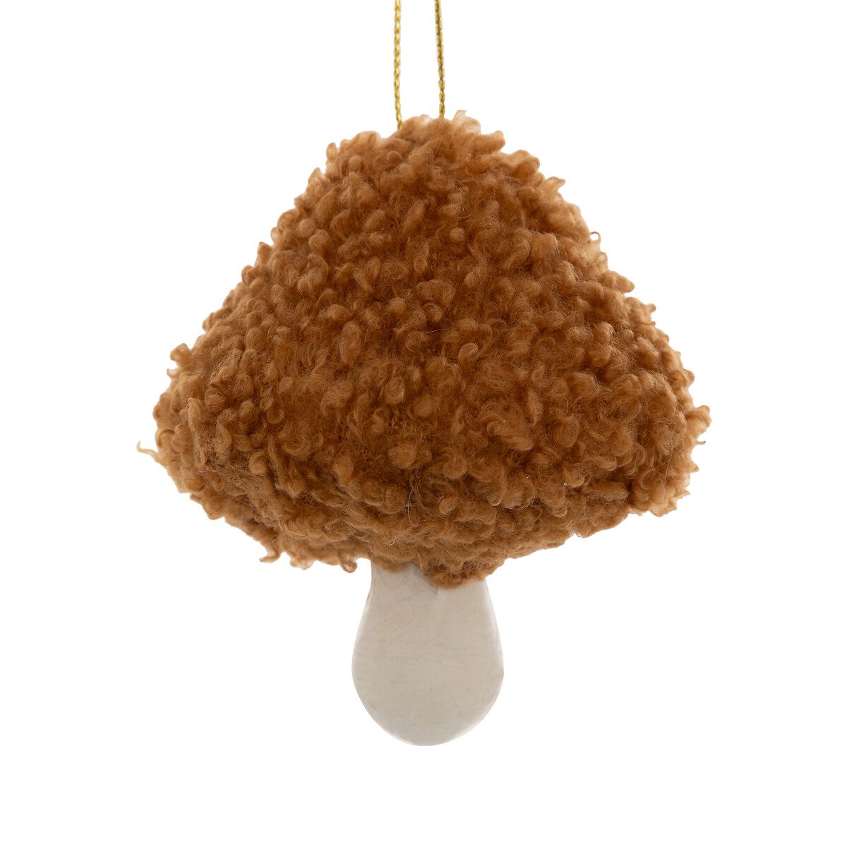 Conjunto de 2 pendurantes cogumelo bouclee,  Conjunto de 2 pendurantes cogumelo bouclee