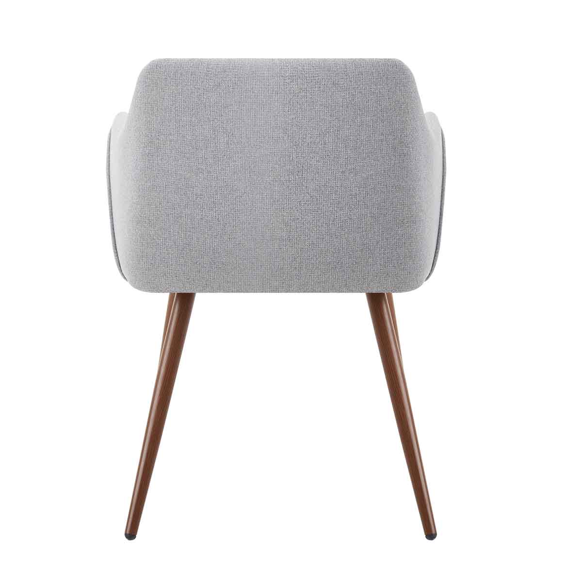 Cadeir&atilde;o ALDRIDGE em tecido cinza