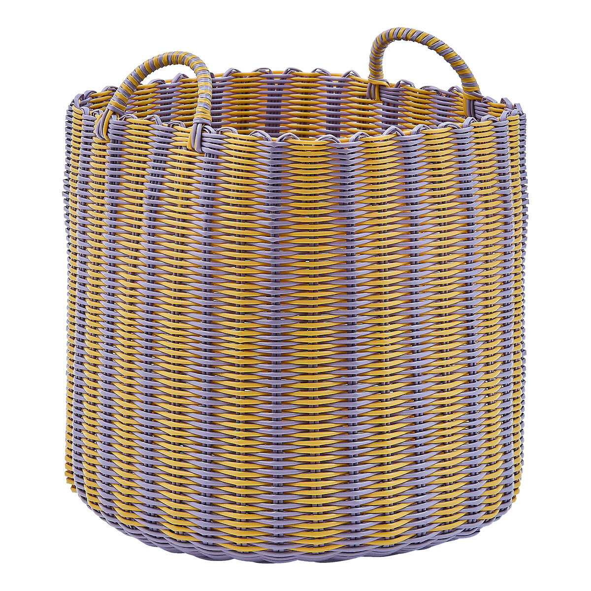 Cesto POOLSIDE amarelo 34cm