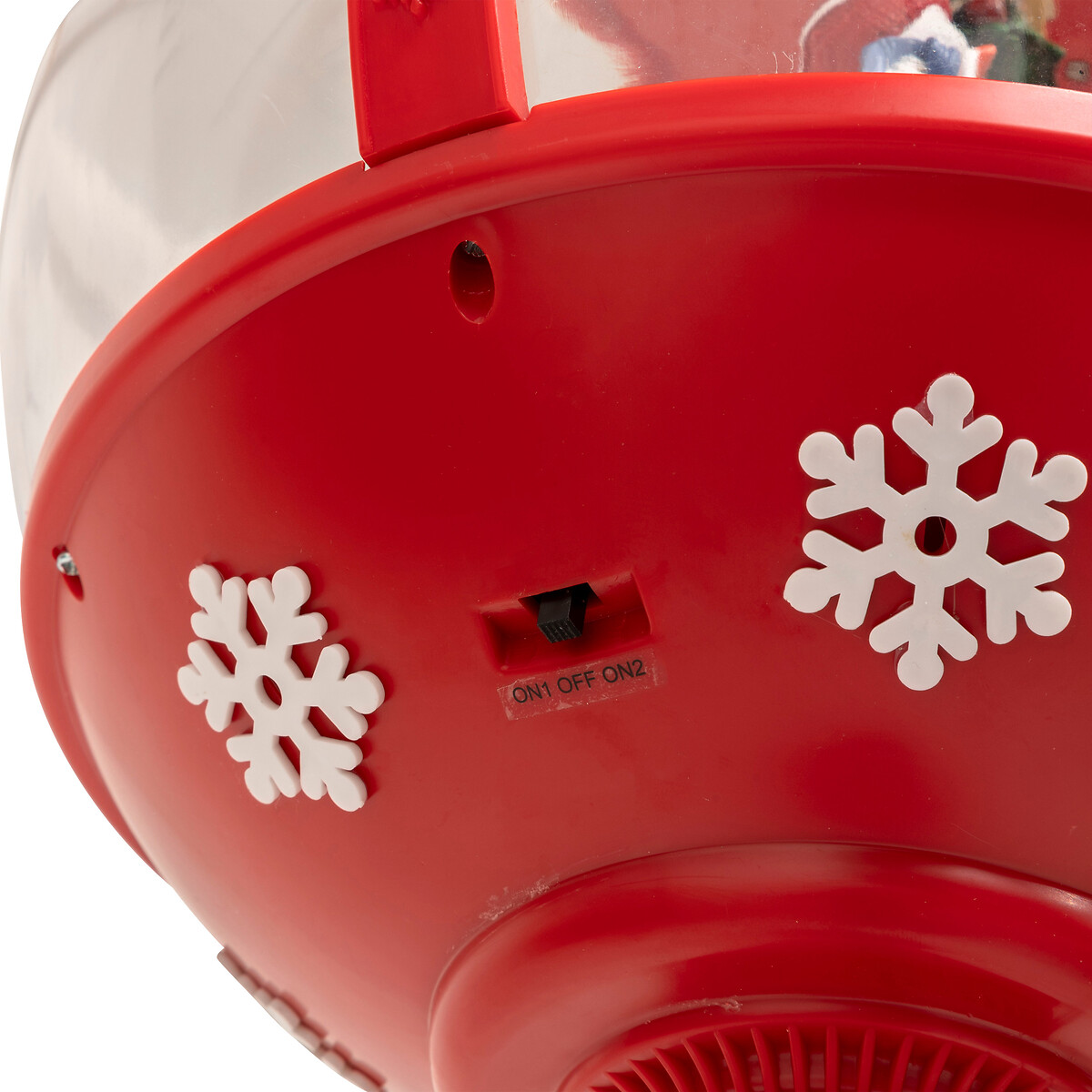 Poste decorativo vermelho 150cm