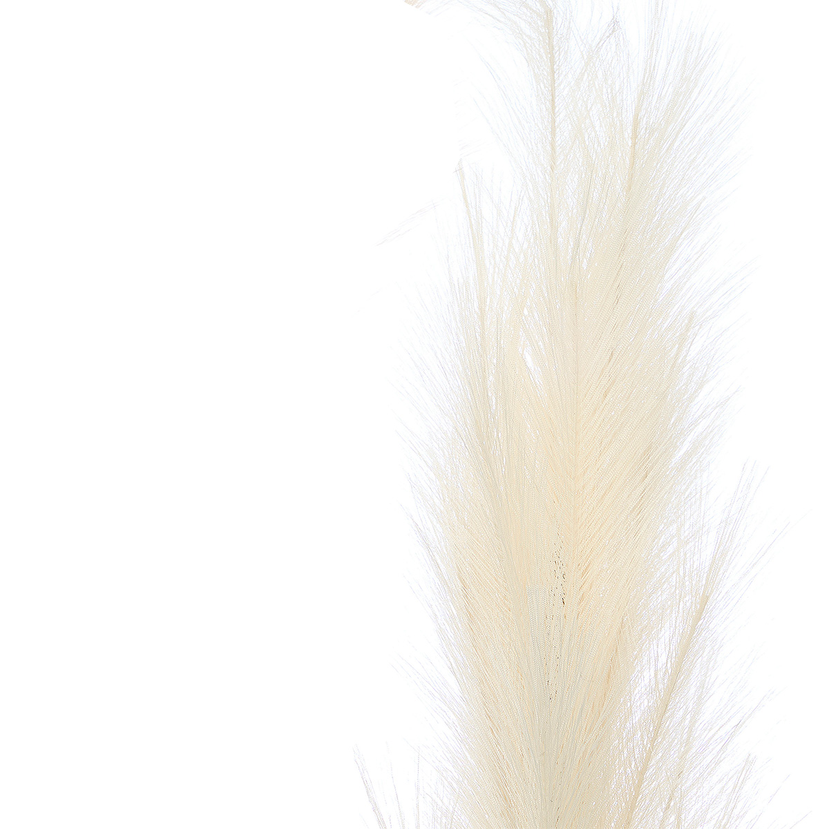 Haste pampas artificial branco 110cm