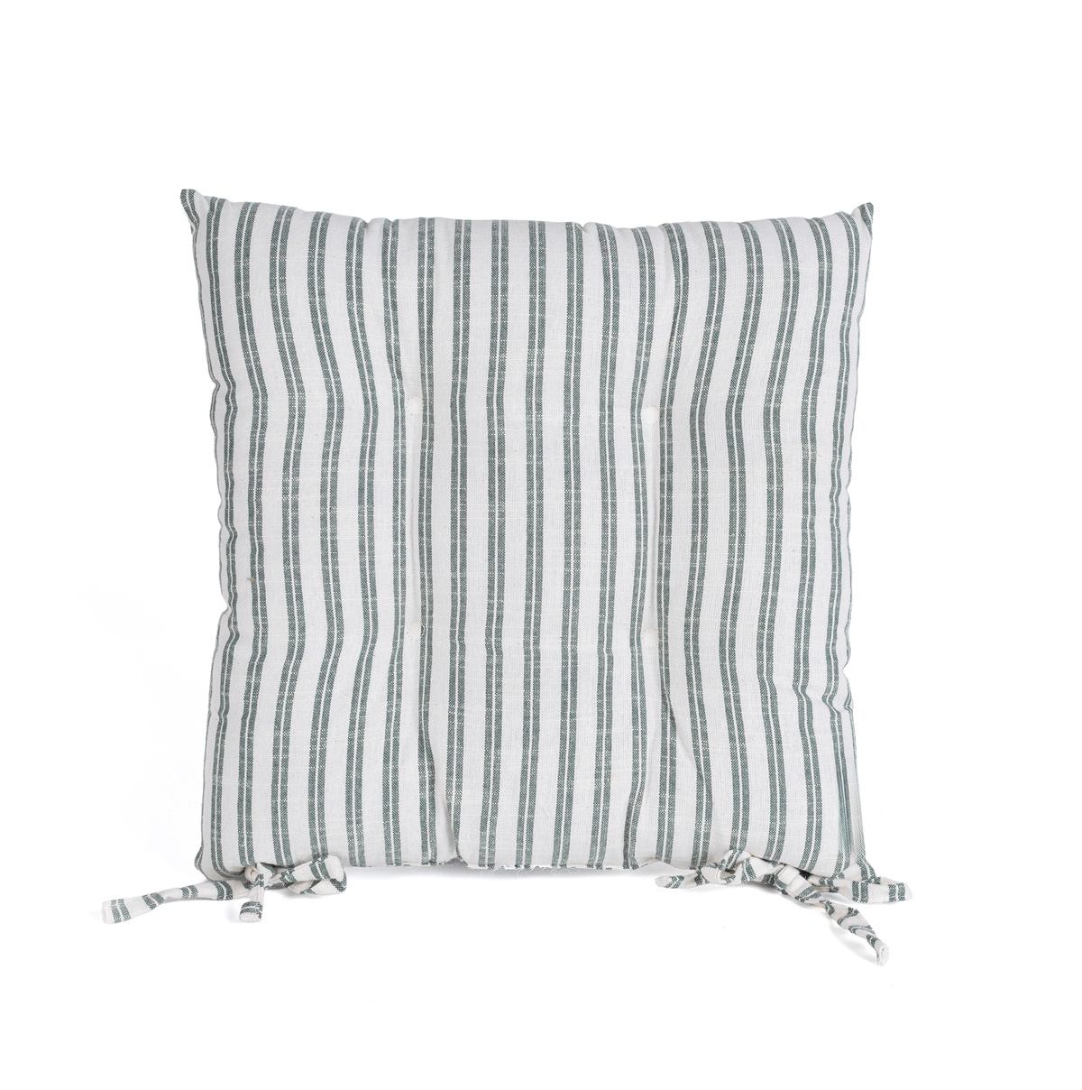 Coxim SLUB STRIPES verde 40x40cm