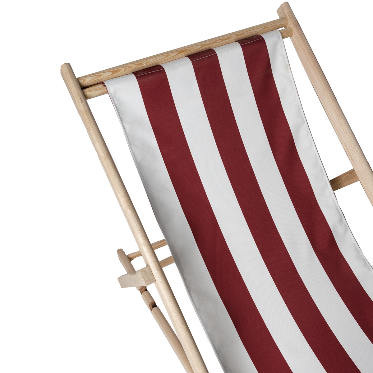 Espregui&ccedil;adeira riscas branco e bordeaux