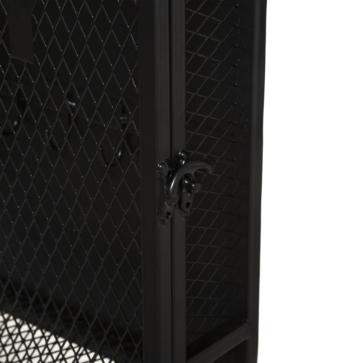 Chaveiro em metal preto,  Chaveiro em metal preto