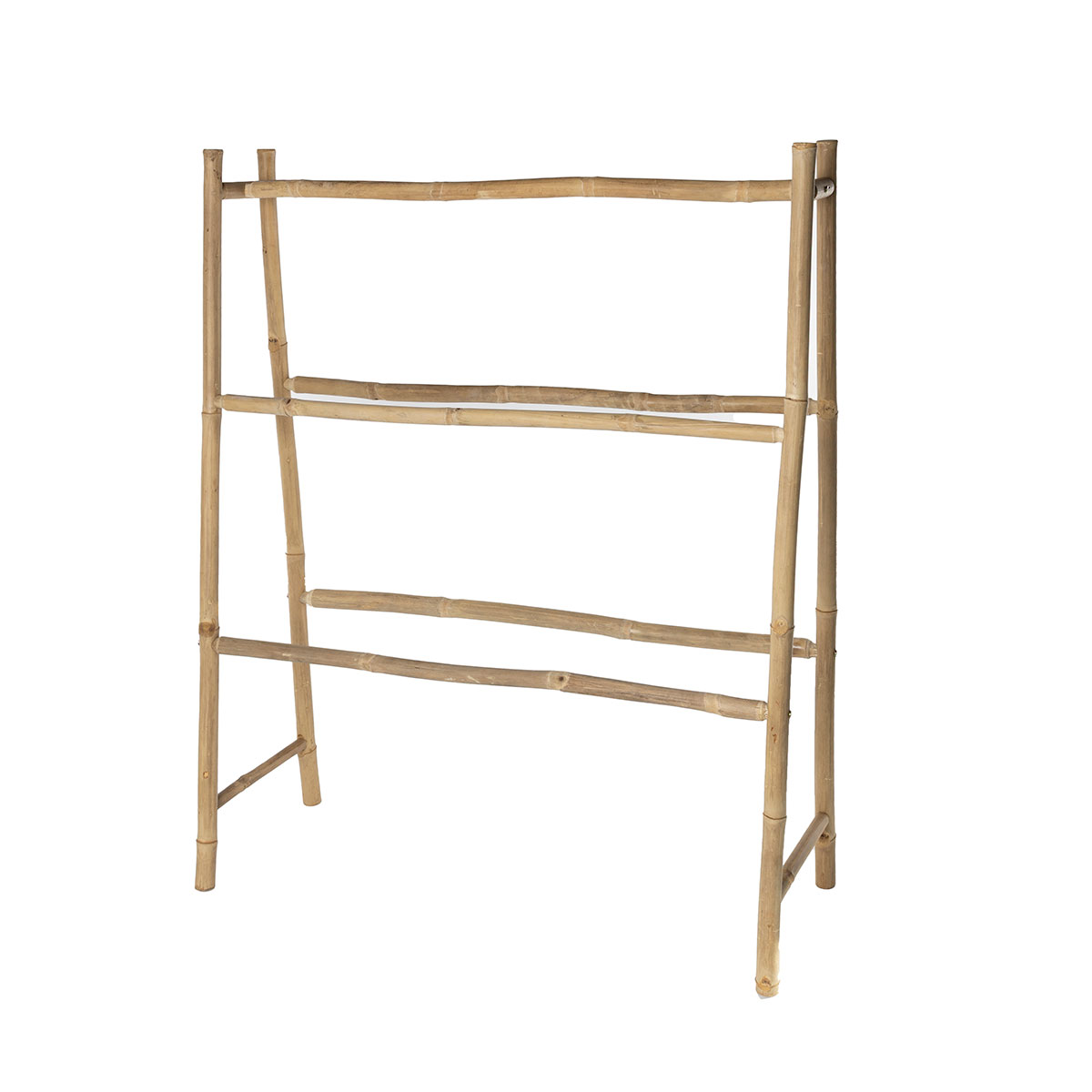 Toalheiro wc com 5 barras em bambu