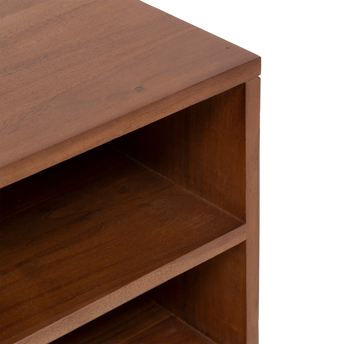 M&oacute;vel para tv NANDA em madeira ac&aacute;cia 147cm