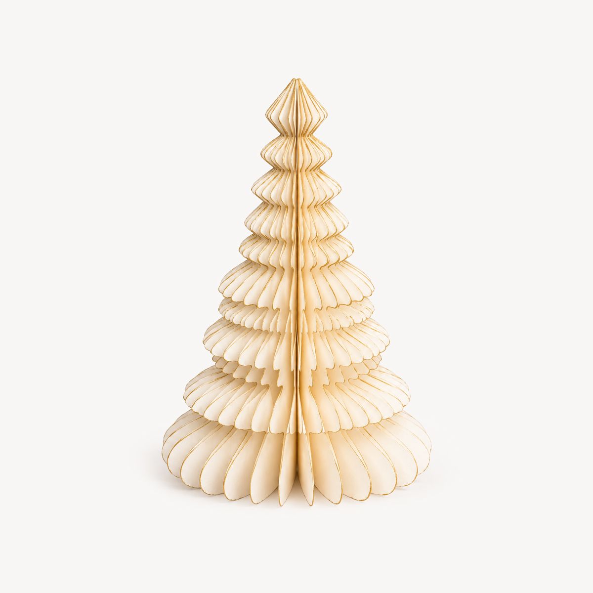 &Aacute;rvore de natal origami cru 30cm