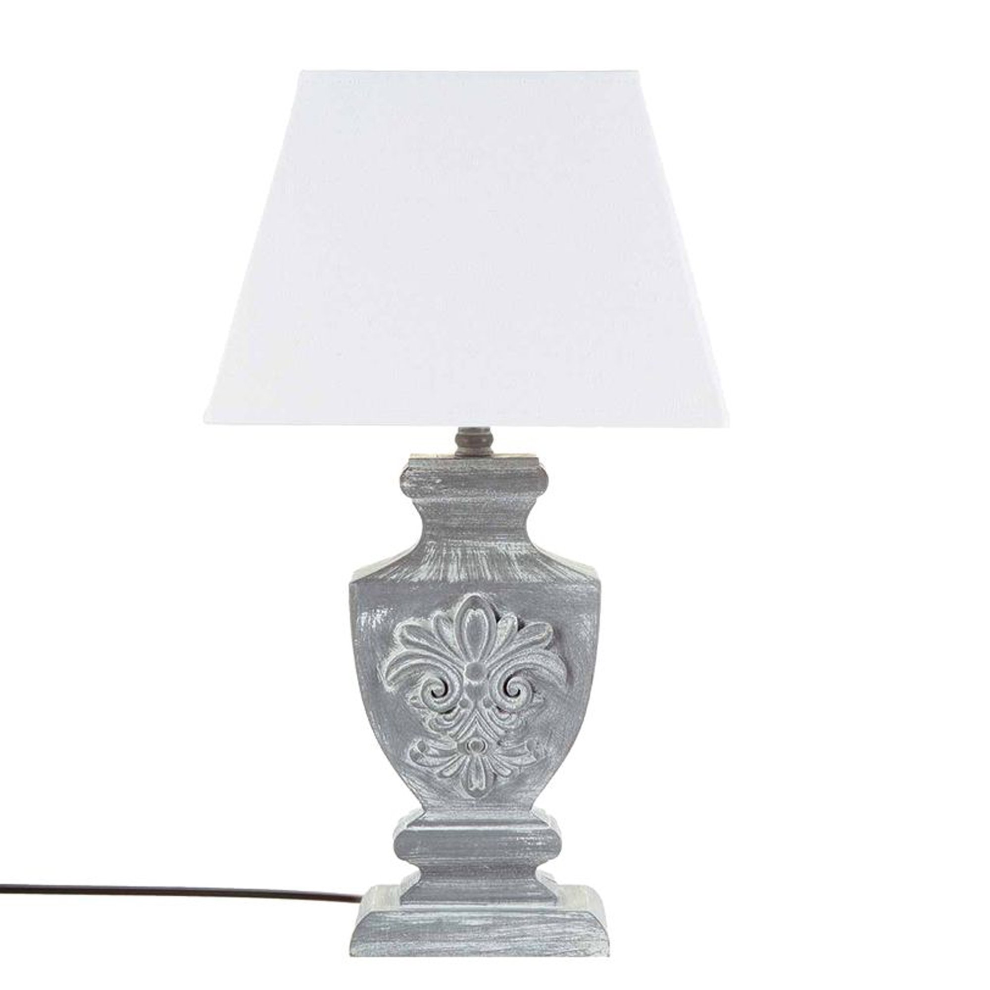 Candeeiro de mesa socoro cinza