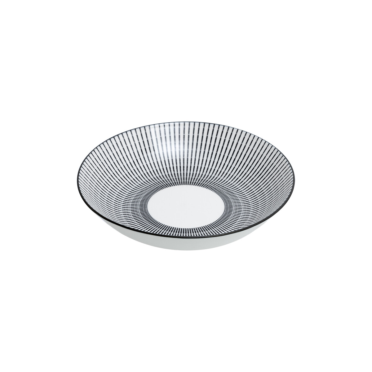 Serviço de mesa LUNIS preto decorado 18 peças