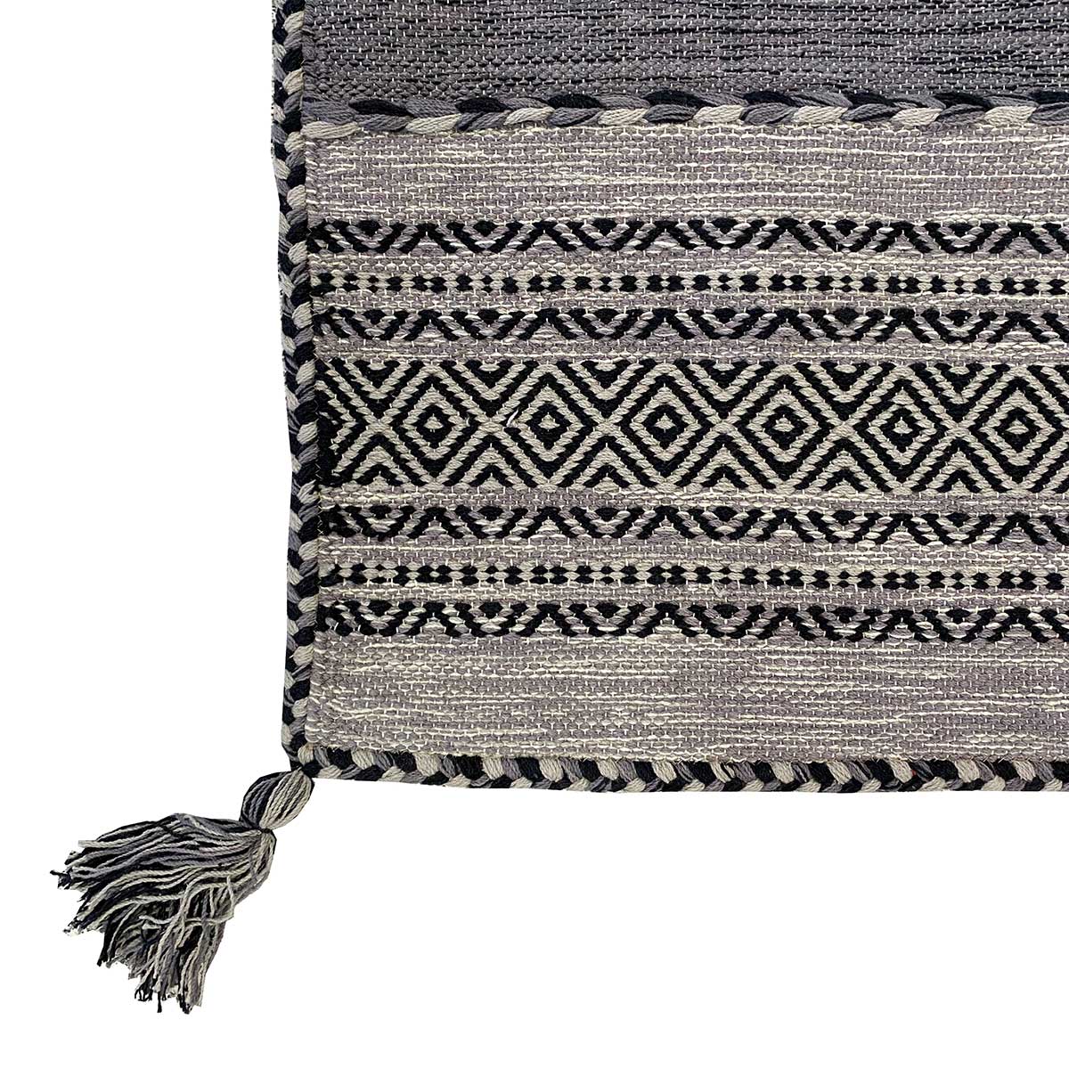 Tapete TRIBAL cinza antracite 80x150cm