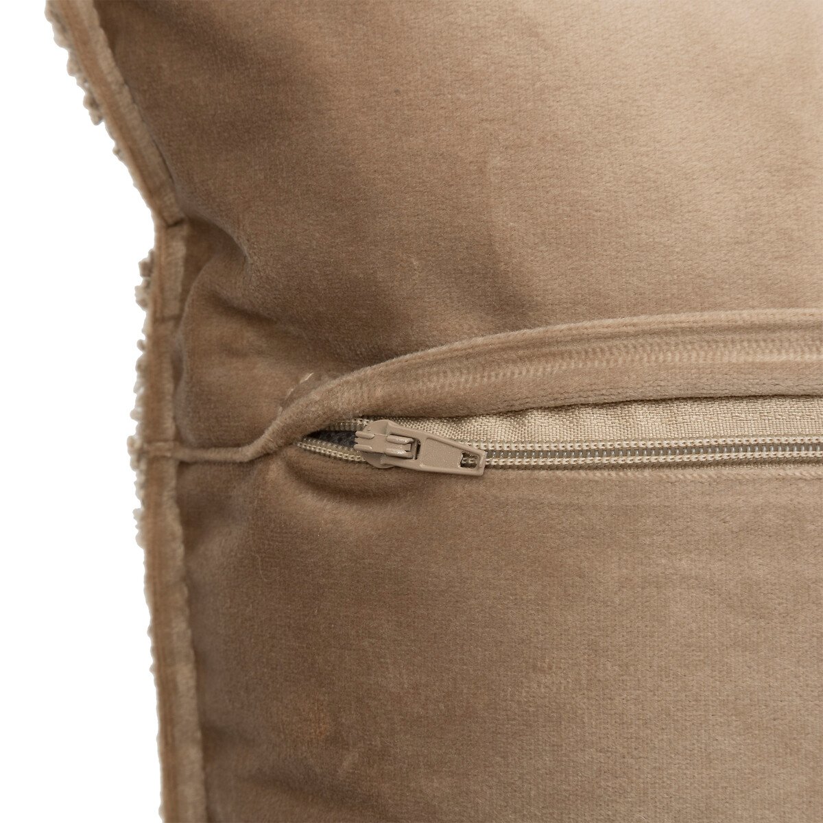 Almofada AUTOMNE bouclette taupe 45x45cm