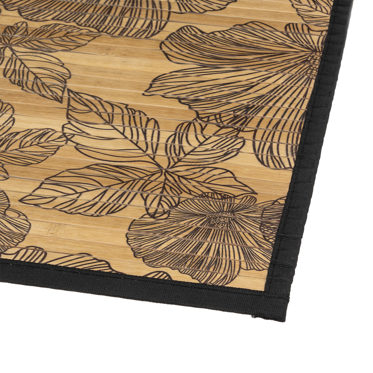 Tapete wc BLACKFLOWER em bambu 50x80cm