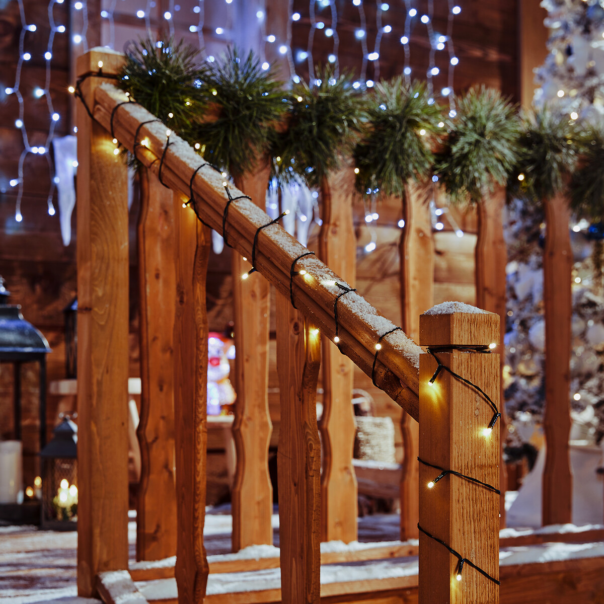 Série de natal branco quente 300LED 30M