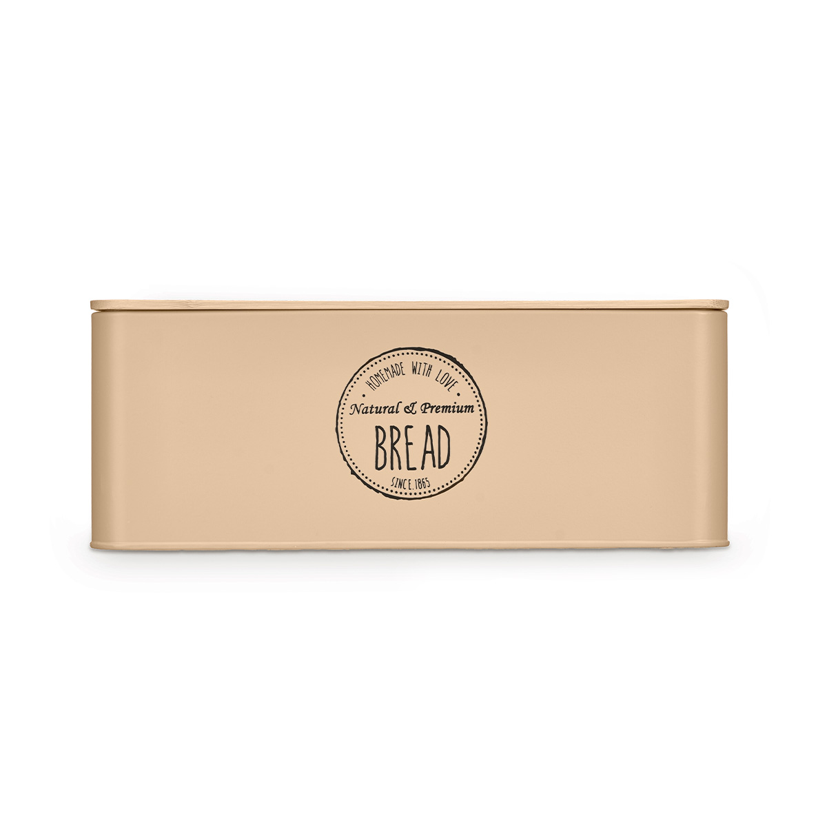 Caixa bege para p&atilde;o